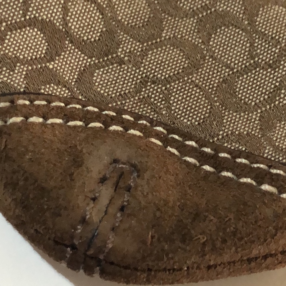 Coach Soho Mini Signature Small coin purse coach brown change purse 2000s - Picture 5 of 16